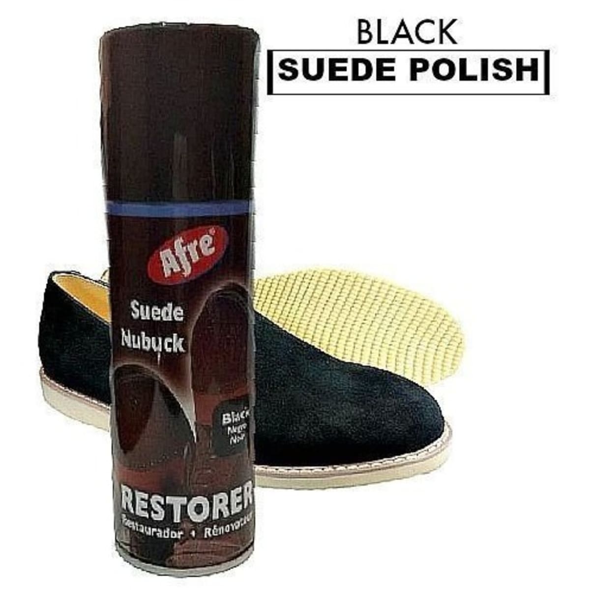 Afre Spray Shoe Polish Suede 200ml Black Konga Online Shopping