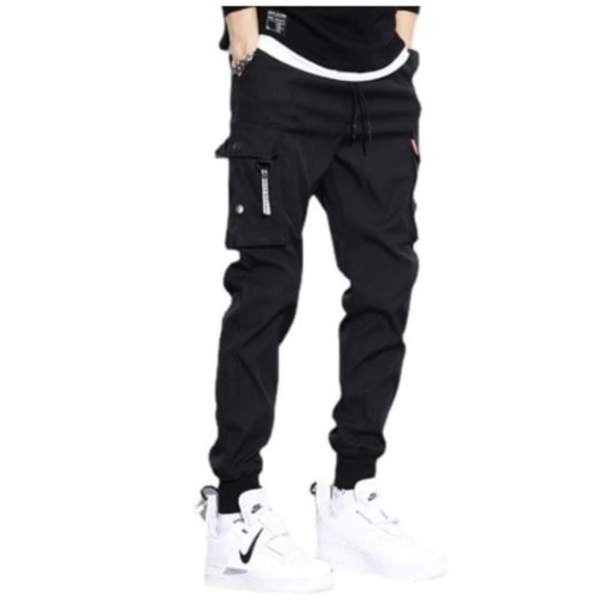 Black unisex sale joggers