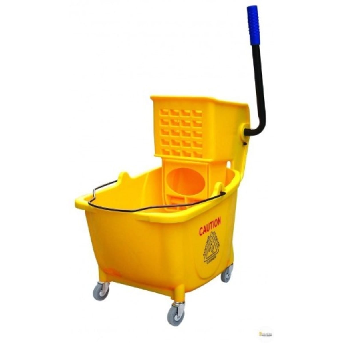 Mop Bucket on Wheels with Wringer, 20L Mop Bucket