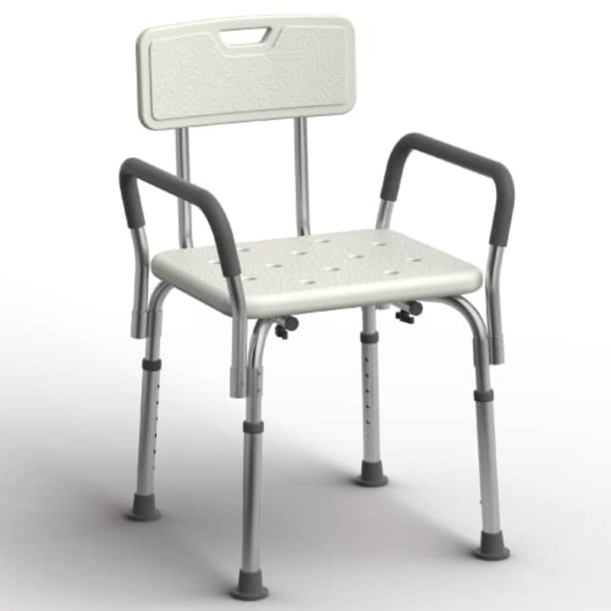 Shower seat with discount backrest