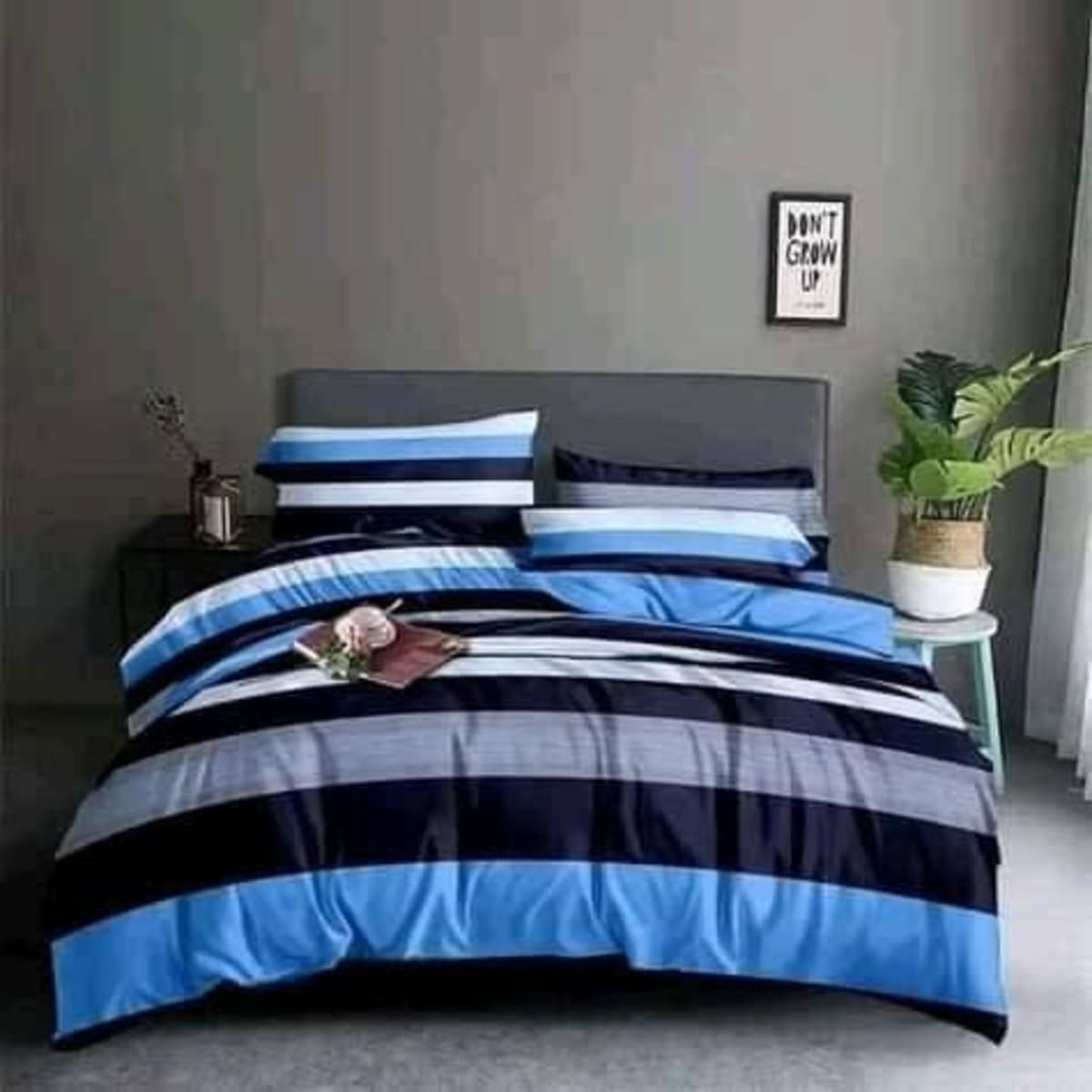 Duvet & Bedding Sets - Duvet - Flat Bedsheet With 4 Pillowcases -  Multicolor