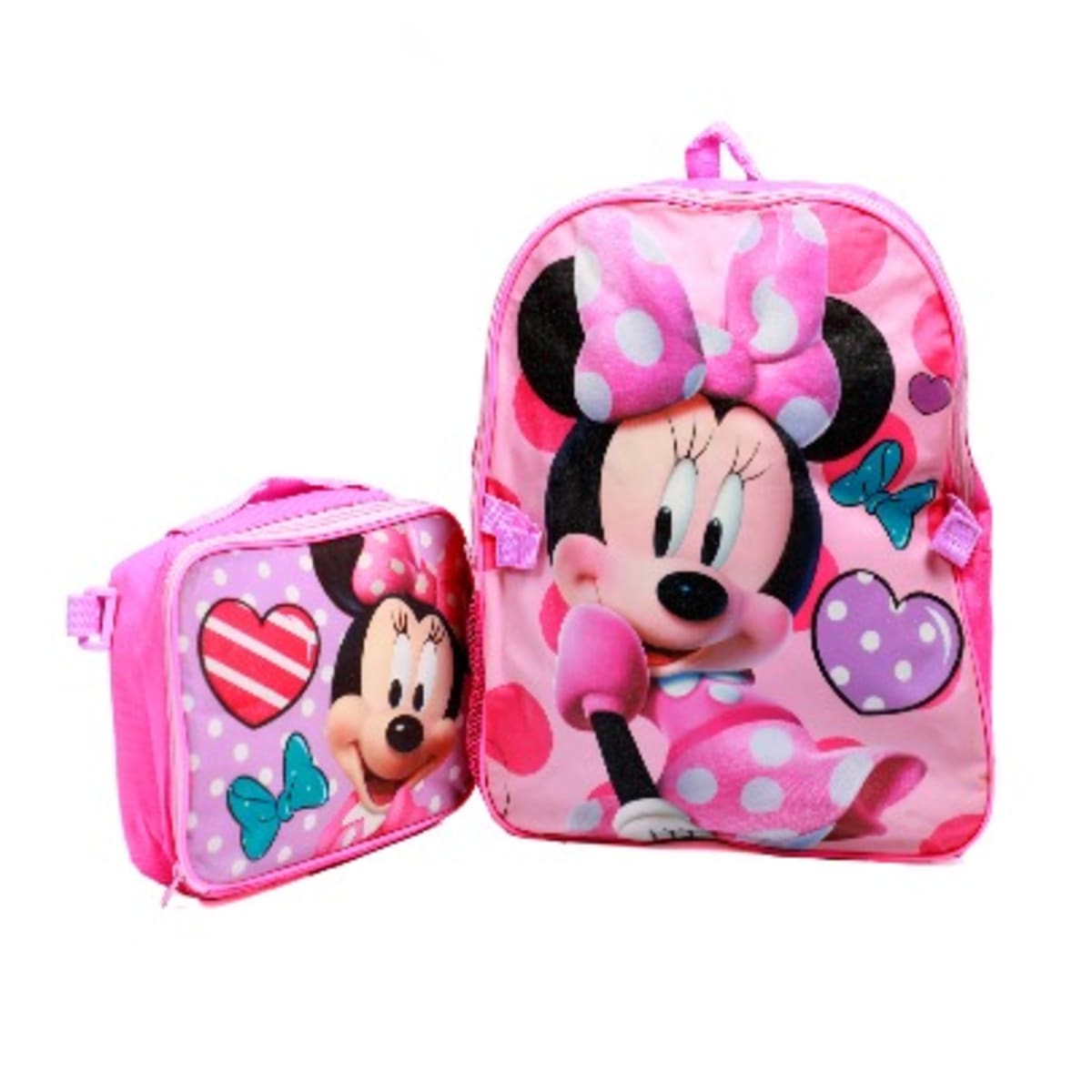 Minnie mouse backpack deals and lunchbox