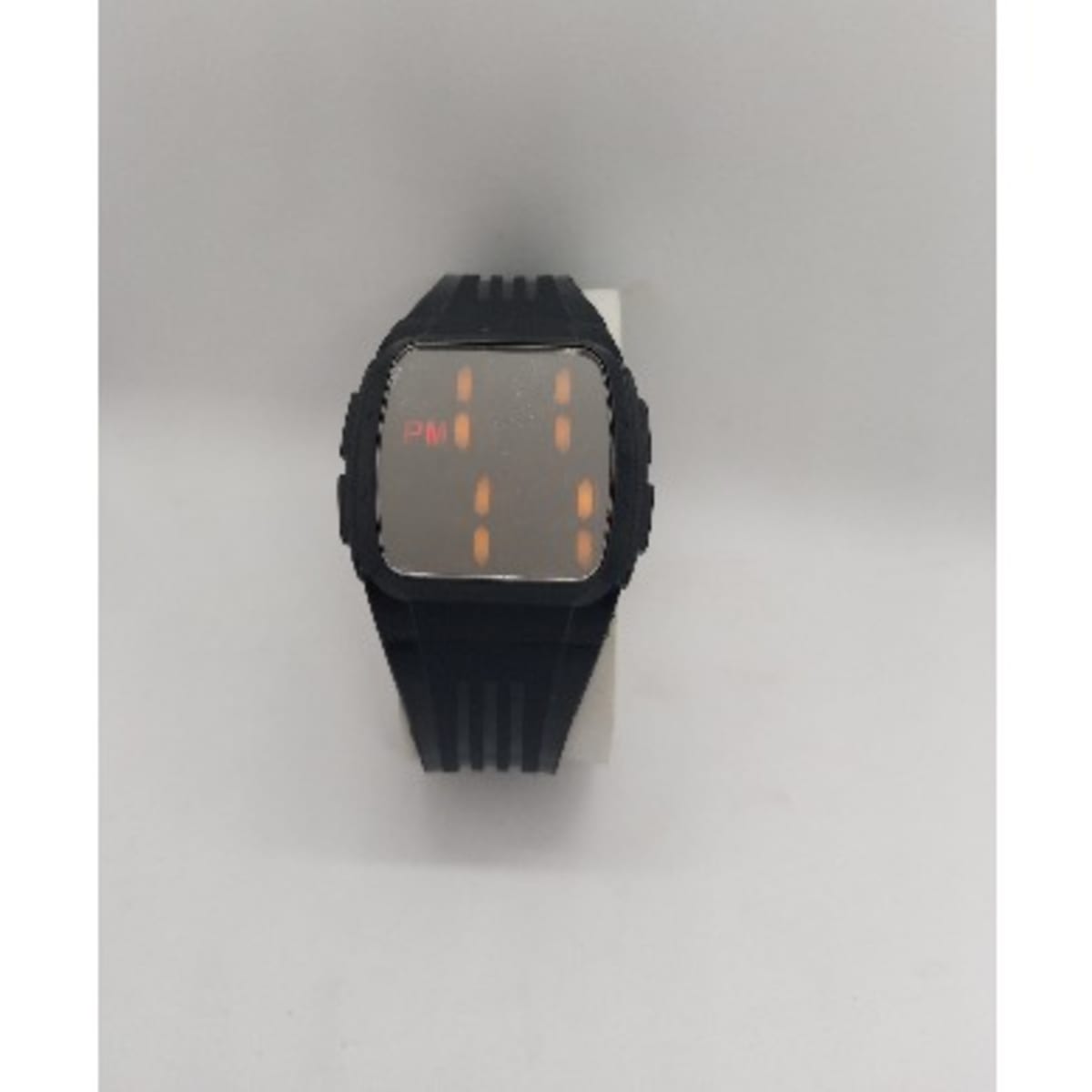 Transparent Mirror Dial Digital Led Watch Black Konga Online