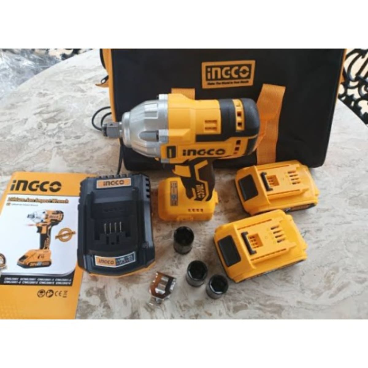 Ingco Cordless Lithium ion Impact Wrench 20v Konga Online Shopping