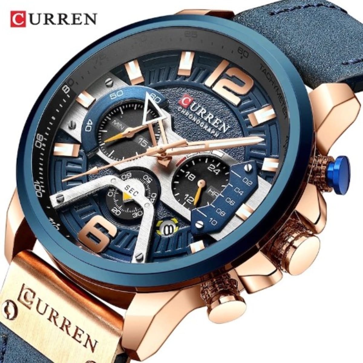Curren leather watches 2025