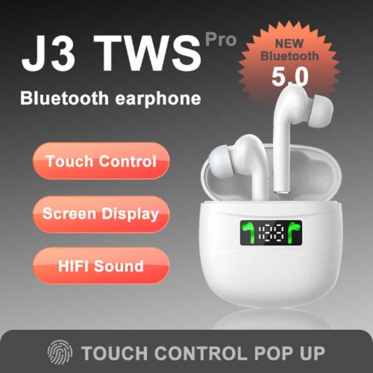 J3 wireless new arrivals earphones 5.0