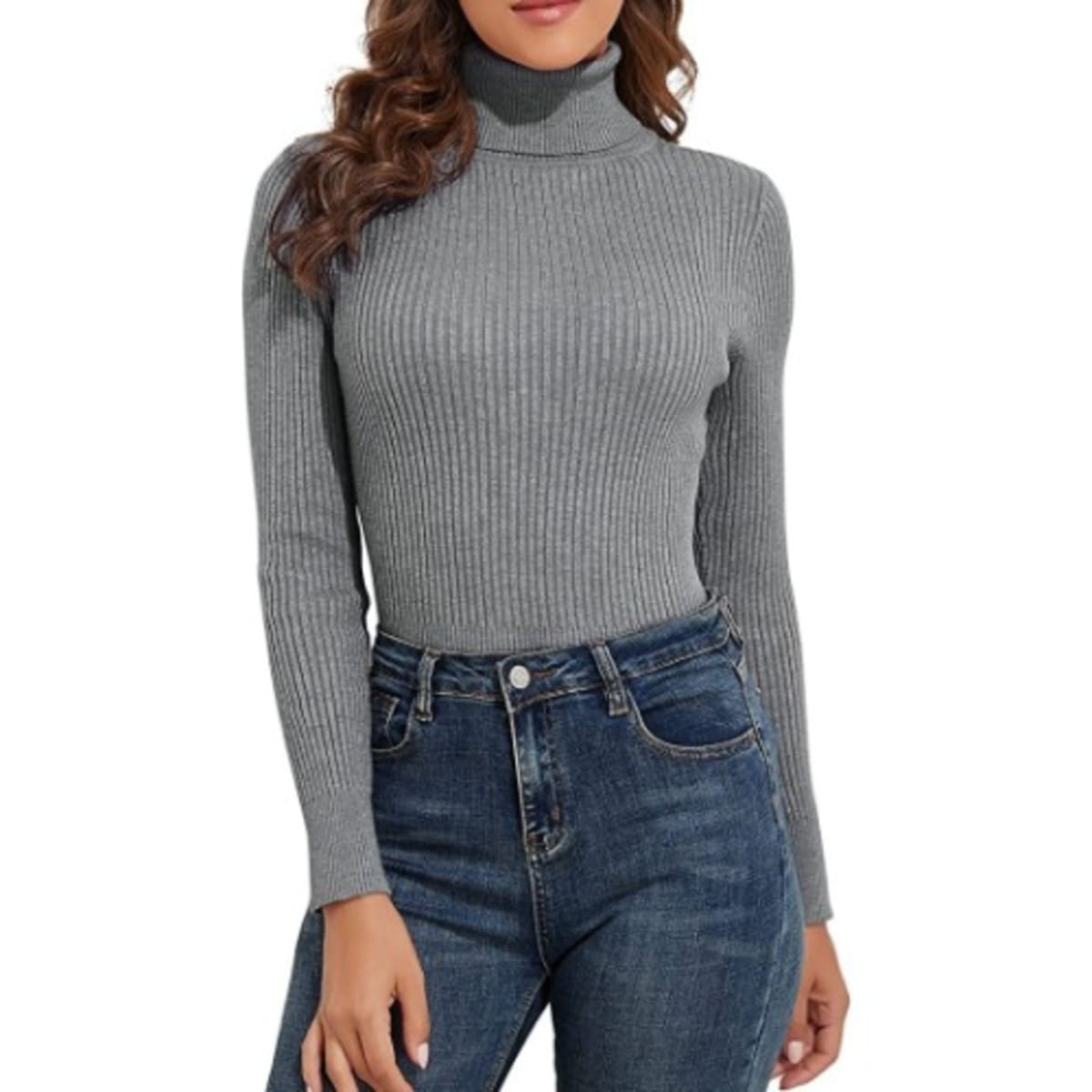Turtleneck under shirt womens on sale