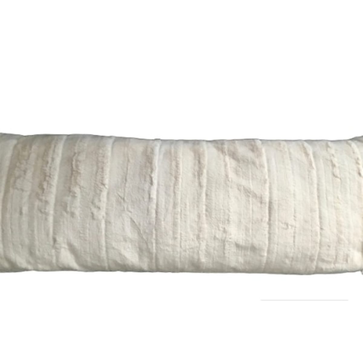 Grey fur body online pillow