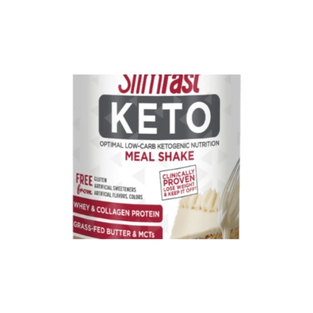 SlimFast Keto Meal Shake Vanilla Cake Batter