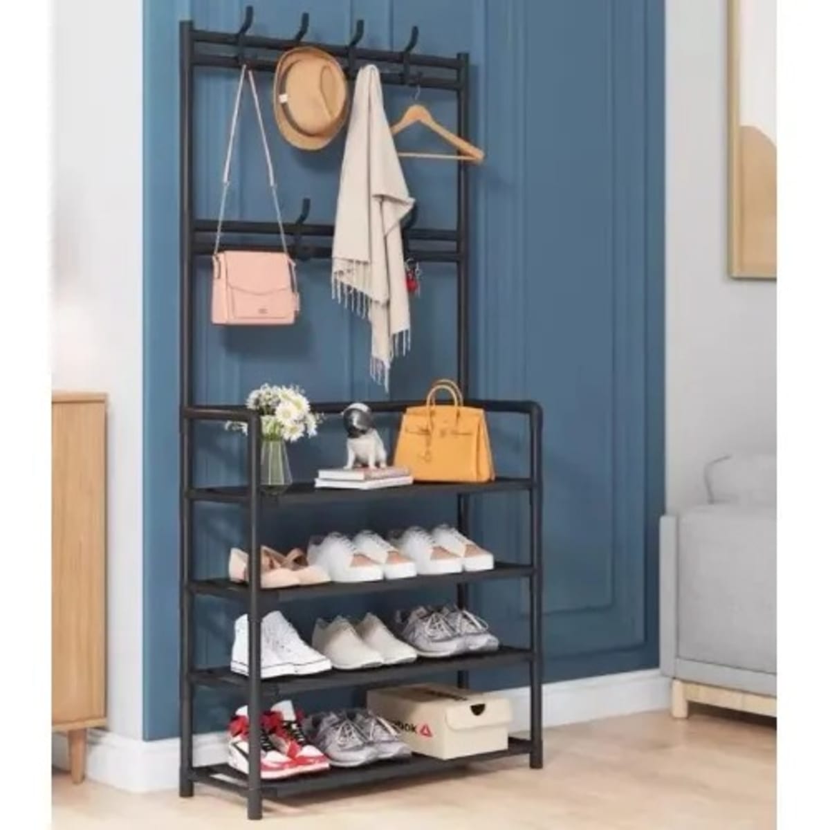 Floor cloth store stand