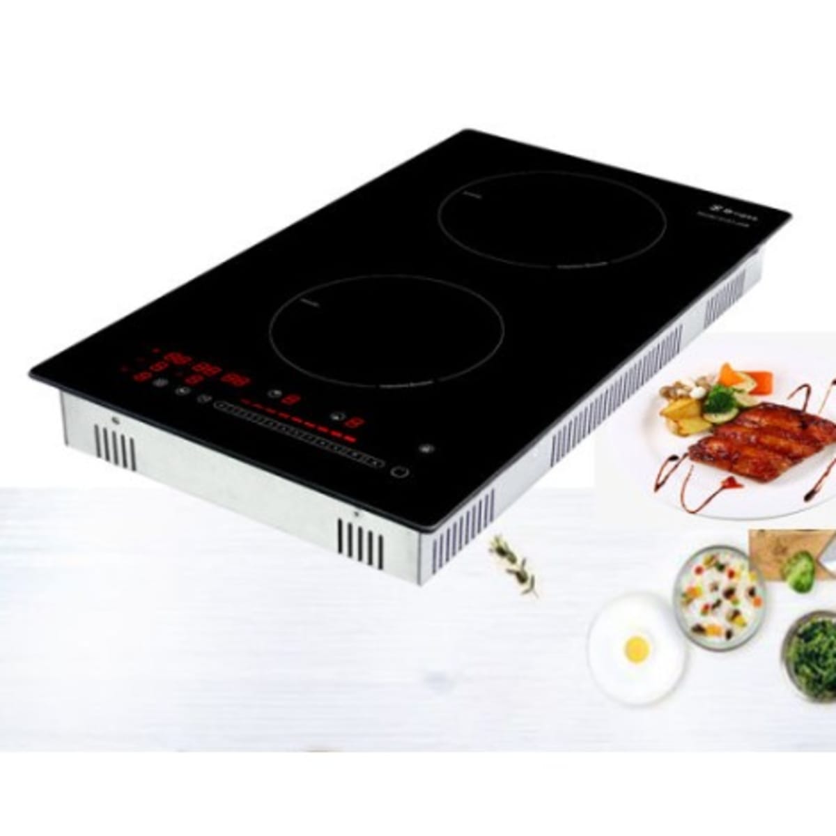 2 burner induction cooktop built in online