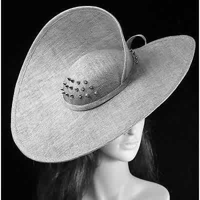 grey hats and fascinators