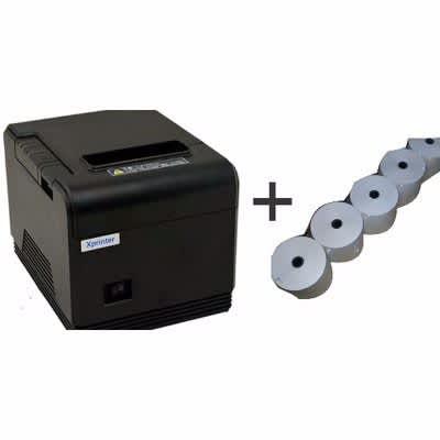 Xprinter 80 By 80mm Pos Thermal Receipt Printer 80mm Thermal Receipt Paper 5 Rolls Konga Online Shopping