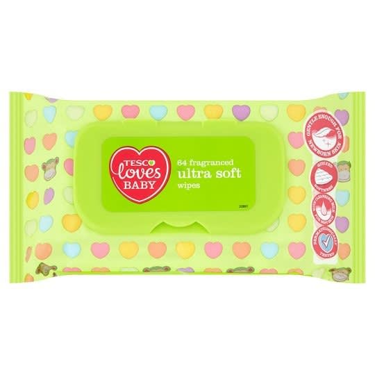 huggies baby wipes tesco