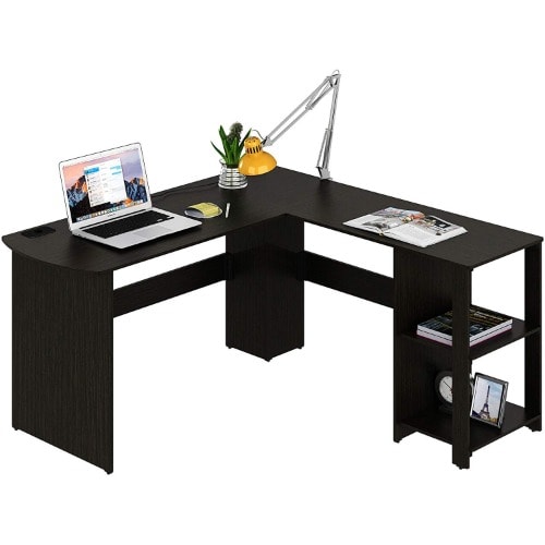 Beyond L Shaped Corner Computer Desk Black Konga Online Shopping