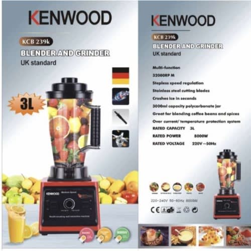 Heavy Duty Commercial Blender Double Cups 8000W3L Konga Online