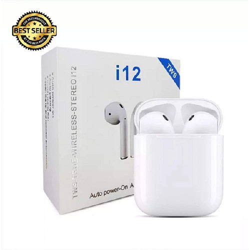 i12 Earpod With Wireless Charging Case Konga Online Shopping