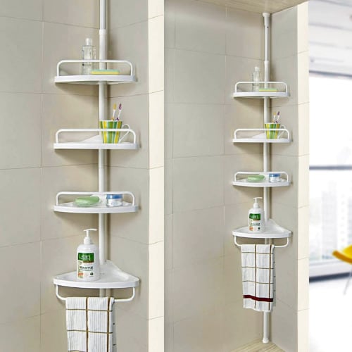 Bathroom Kitchen Corner Storage Shelf 4 Tier Konga Online Shopping
