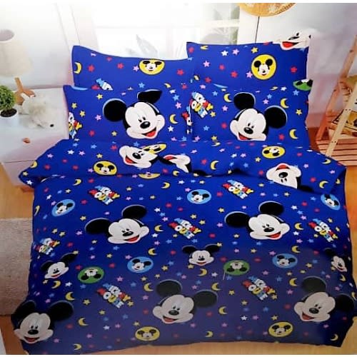 Cartoon Print Bedding Set - Duvet, Bedsheet With 4 Pillowcases | Konga  Online Shopping