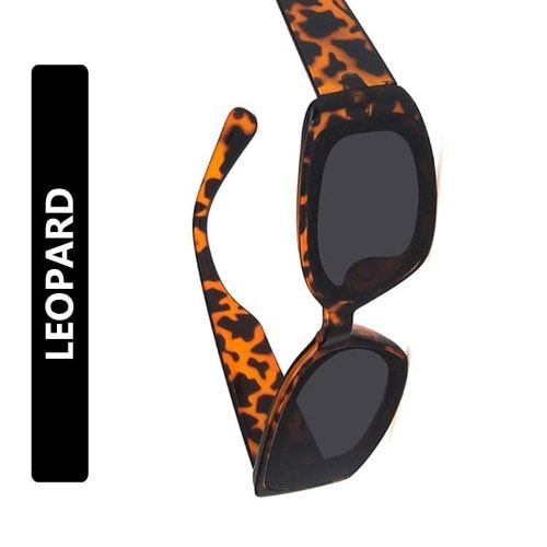 Unisex Fashion Square Sunglasses - Leopard Print | Konga Online Shopping