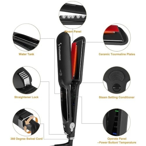 Professional steam deals and infrared styler