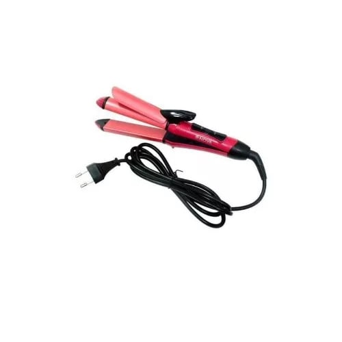 Nova 2 in 1 Hair Straightener Curler Pink Konga Online Shopping