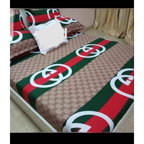 capa Temeridad Ostentoso Flat Bedsheet/bedspread With Pillow Cases : Gucci Inspired | Konga Online  Shopping