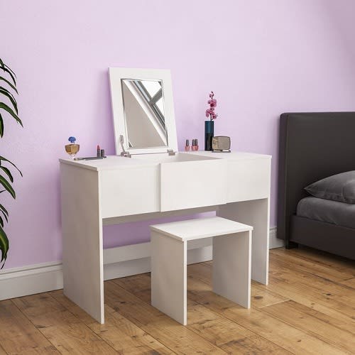 Reiban dressing table with cheap mirror
