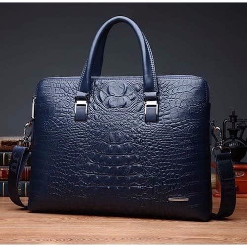 Navy outlet crocodile bag