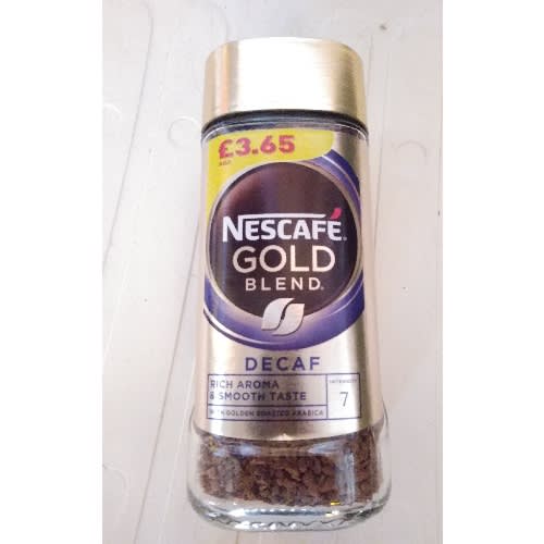 Gold Blend Decaff Instant Coffee.