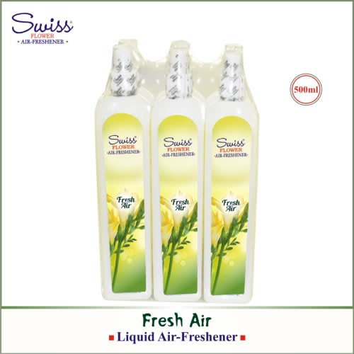 Swiss Flower Air Freshener Liquid -fresh Air Fragrance – 500ml - 6pcs.