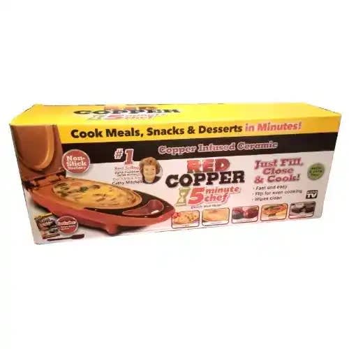 Red Copper 5 Minute Chef Electric Meal Maker