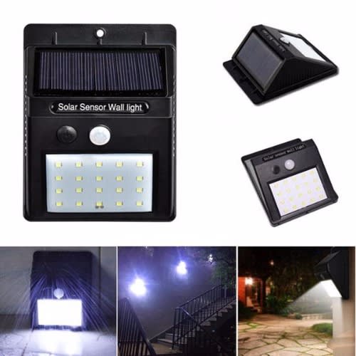 Solar Power 20 Led Motion Sensor Waterproof Outdoor Light Konga
