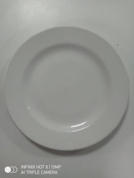 Flat white plate cheap