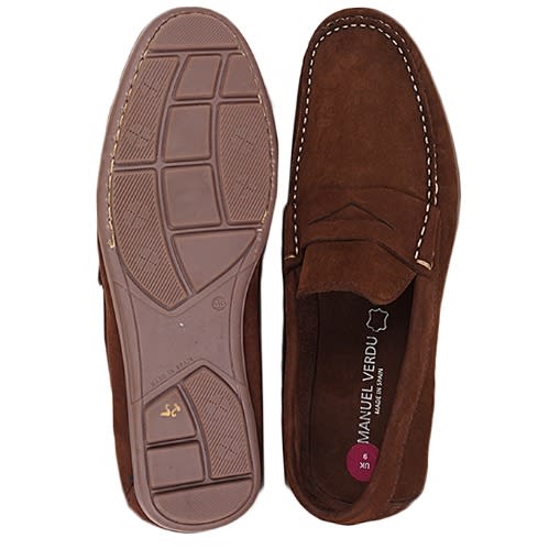 Nubbock-suede Loafers - Brown | Konga 