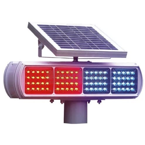 Solar-Powered LED Strobe Lights