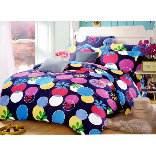 Polka Dot Bed Spread With Pillow Cases | Konga Online Shopping