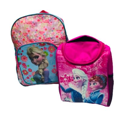 Disney Princess Back To School Backpack With Matching Lunch Bag