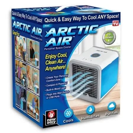 Portable Air Conditioner Arctic Air Personal Space Cooler Humidifier Purifier,The Quick & Easy Way to Cool Any Space As Seen On TV