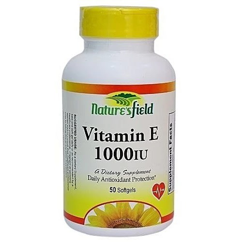 Nature's Field Vitamin E 1000iu 50 Softgels Konga Online Shopping
