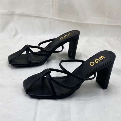 Ladies Slippers Heels - Black | Konga Online Shopping