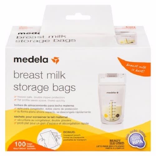 breastfeeding storage bags