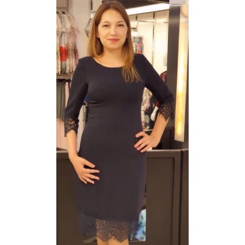 navy corporate dress