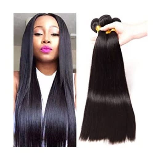 Straight Hair - 3 Bundles For Ladies - Black | Konga Online Shopping