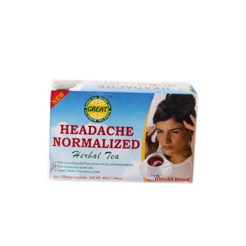 Greatea Headache Normalized Herbal Tea - 40G | Konga Online Shopping