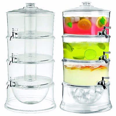 Acrylic 3 Tier Drink Dispenser With Ice Chamber Base Konga Online Shopping