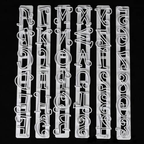wilton alphabet cutters
