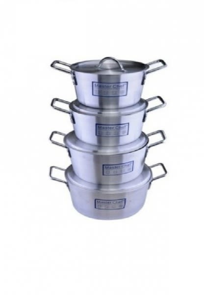 aluminium cooking pot set