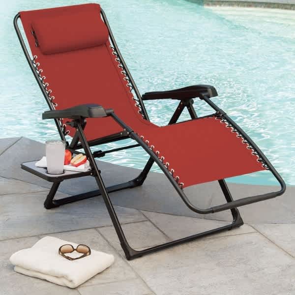 Anti Gravity Chair With Side Table Red Konga Online Shopping