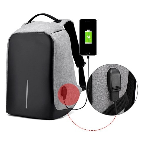 Anti Theft Security Travel Backpack & Laptop Bag With USB Charging Port -  2017 Design | Konga Online Shopping